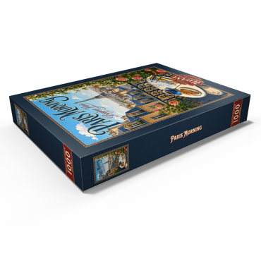 Darstellung des Puzzle Motivs Eiffel Tower Morning Romance 1000 Puzzle Schachtel Ansicht1