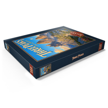 Darstellung des Puzzle Motivs Majestic Mountain Sunset Splendor 200 Puzzle Schachtel Ansicht1