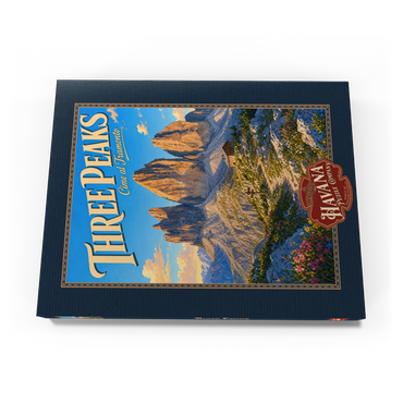 Darstellung des Puzzle Motivs Majestic Mountain Sunset Splendor 200 Puzzle Schachtel Ansicht3