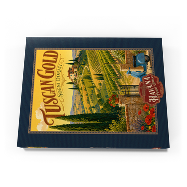 Darstellung des Puzzle Motivs Tuscan Vineyard Golden Romance 200 Puzzle Schachtel Ansicht3