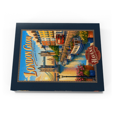 Darstellung des Puzzle Motivs London Thames Evening Glow 100 Puzzle Schachtel Ansicht3