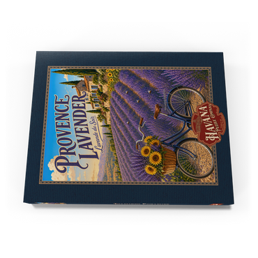 Darstellung des Puzzle Motivs Provence Lavender Sunset Charm 200 Puzzle Schachtel Ansicht3