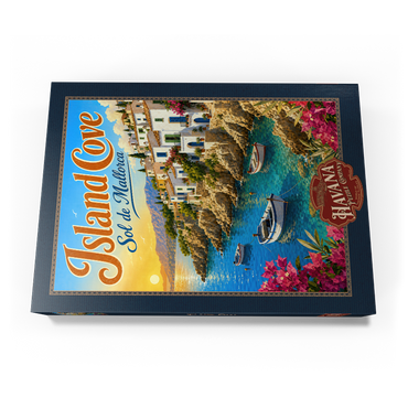 Darstellung des Puzzle Motivs Sol de Mallorca Coastal Sunset Charm 1000 Puzzle Schachtel Ansicht3