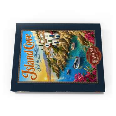 Darstellung des Puzzle Motivs Sol de Mallorca Coastal Sunset Charm 100 Puzzle Schachtel Ansicht3