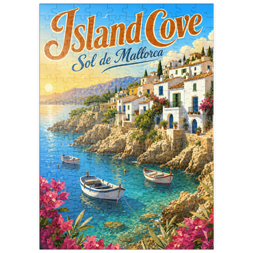 Darstellung des Puzzle Motivs puzzleplate Sol de Mallorca Coastal Sunset Charm 200 Puzzle