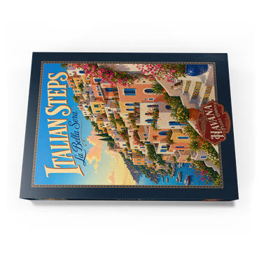 Darstellung des Puzzle Motivs Italian Steps Coastal Sunset Charm 1000 Puzzle Schachtel Ansicht3