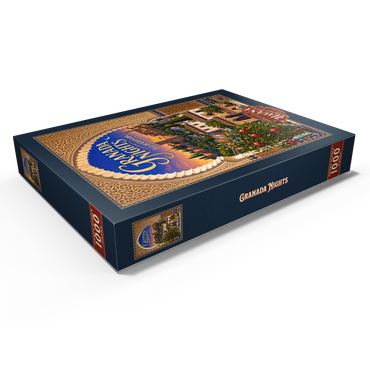 Darstellung des Puzzle Motivs Granada Alhambra Evening Splendor 1000 Puzzle Schachtel Ansicht1