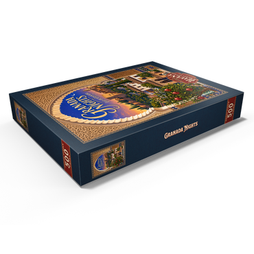 Darstellung des Puzzle Motivs Granada Alhambra Evening Splendor 500 Puzzle Schachtel Ansicht1