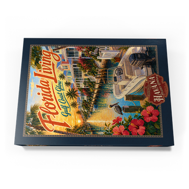 Darstellung des Puzzle Motivs Florida Gulf Coast Sunset Serenity 1000 Puzzle Schachtel Ansicht3