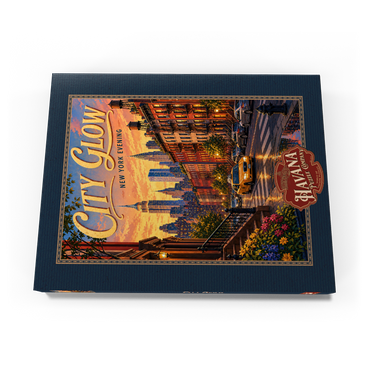 Darstellung des Puzzle Motivs New York Evening Skyline Glow 200 Puzzle Schachtel Ansicht3