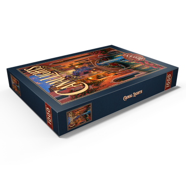 Darstellung des Puzzle Motivs Venice Canal Evening Romance 1000 Puzzle Schachtel Ansicht1