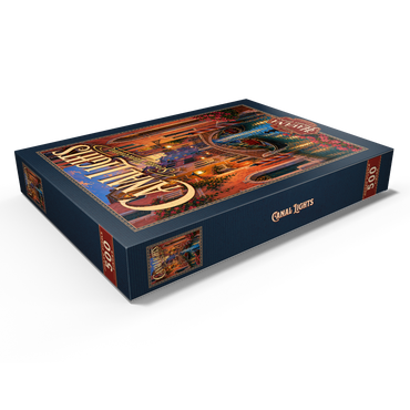 Darstellung des Puzzle Motivs Venice Canal Evening Romance 500 Puzzle Schachtel Ansicht1