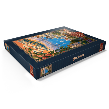 Darstellung des Puzzle Motivs San Francisco Bay Bridge Coastal Charm 200 Puzzle Schachtel Ansicht1