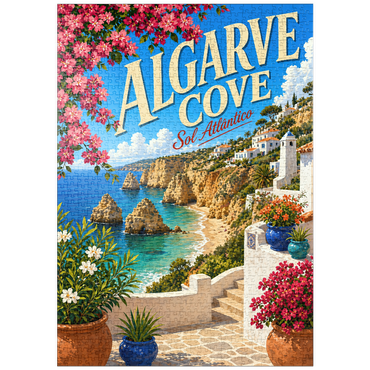 Darstellung des Puzzle Motivs puzzleplate Algarve Cove Coastal Paradise 1000 Puzzle