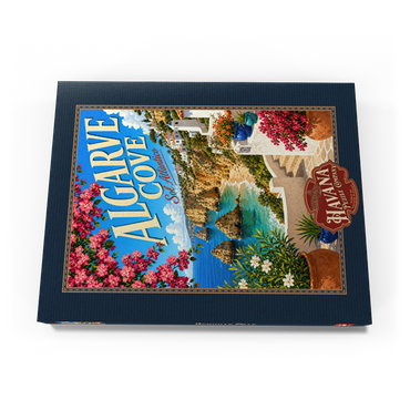Darstellung des Puzzle Motivs Algarve Cove Coastal Paradise 200 Puzzle Schachtel Ansicht3