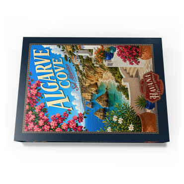 Darstellung des Puzzle Motivs Algarve Cove Coastal Paradise 500 Puzzle Schachtel Ansicht3