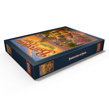 Darstellung des Puzzle Motivs Sagrada Familia Sunset Splendor 1000 Puzzle Schachtel Ansicht1