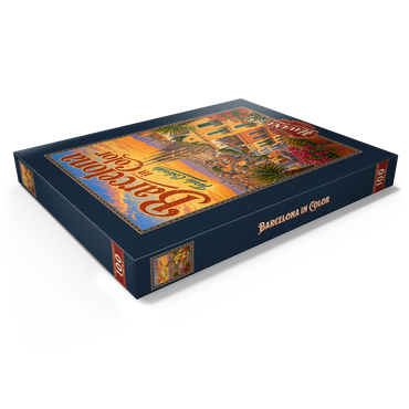 Darstellung des Puzzle Motivs Sagrada Familia Sunset Splendor 100 Puzzle Schachtel Ansicht1