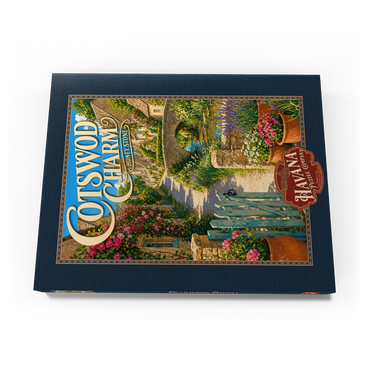 Darstellung des Puzzle Motivs Cotswold Village Honey Stone Charm 100 Puzzle Schachtel Ansicht3