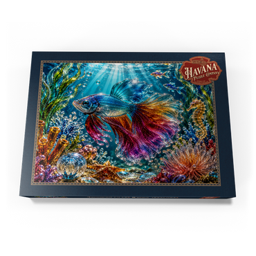 Darstellung des Puzzle Motivs Luminous Glass Ocean Treasures 1000 Puzzle Schachtel Ansicht3