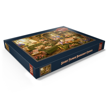 Darstellung des Puzzle Motivs Secret Flower Bookshop Corner 200 Puzzle Schachtel Ansicht1