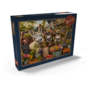Darstellung des Puzzle Motivs Farm Fresh Donkey Crew 500 Puzzle Schachtel Ansicht2