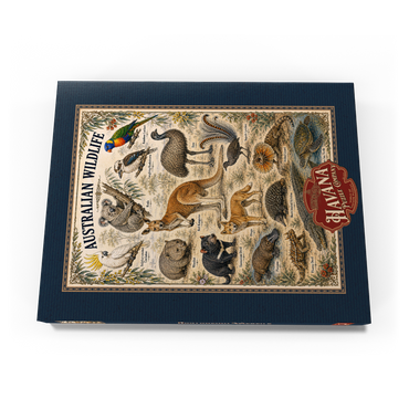 Darstellung des Puzzle Motivs Australian Wildlife Vintage Art Poster 100 Puzzle Schachtel Ansicht3