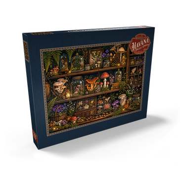 Darstellung des Puzzle Motivs Mushroom Forest Botanical Shelf 200 Puzzle Schachtel Ansicht2