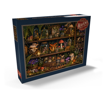 Darstellung des Puzzle Motivs Mushroom Forest Botanical Shelf 500 Puzzle Schachtel Ansicht2