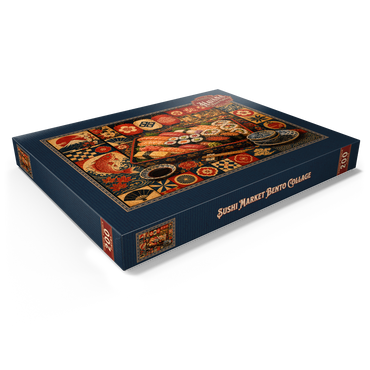 Darstellung des Puzzle Motivs Sushi Market Bento Collage 200 Puzzle Schachtel Ansicht1