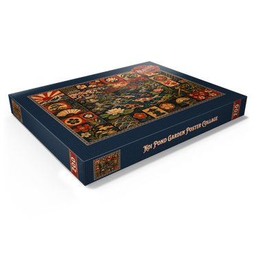 Darstellung des Puzzle Motivs Koi Pond Garden Poster Collage 200 Puzzle Schachtel Ansicht1