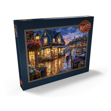 Darstellung des Puzzle Motivs Harbor Gallery Rainy Evening 100 Puzzle Schachtel Ansicht2