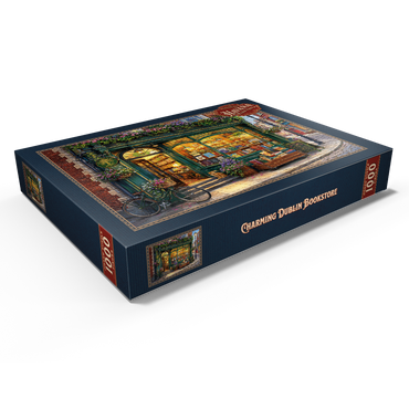 Darstellung des Puzzle Motivs Charming Dublin Bookstore 1000 Puzzle Schachtel Ansicht1