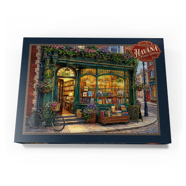 Darstellung des Puzzle Motivs Charming Dublin Bookstore 1000 Puzzle Schachtel Ansicht3