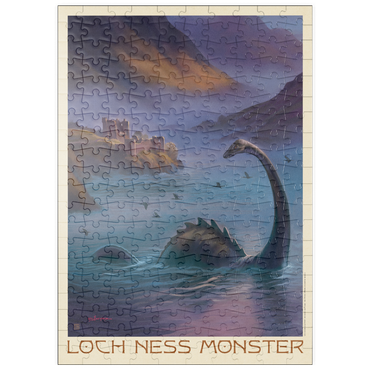 Darstellung des Puzzle Motivs puzzleplate Mythical Creatures: Loch Ness Monster In The Mist 200 Puzzle
