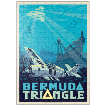 Darstellung des Puzzle Motivs puzzleplate Bermuda Triangle Shipwreck Mystery 200 Puzzle