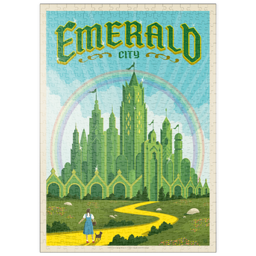 Darstellung des Puzzle Motivs puzzleplate Emerald City (The Land of Oz) 500 Puzzle