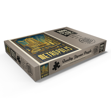 Darstellung des Puzzle Motivs Metropolis: City Of The Future 1000 Puzzle Schachtel Ansicht1