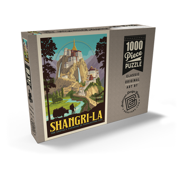 Darstellung des Puzzle Motivs Shangri La Mountain Paradise Serenity 1000 Puzzle Schachtel Ansicht2