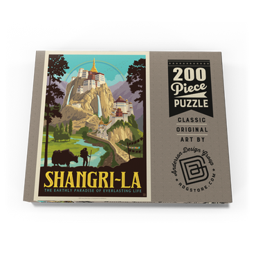 Darstellung des Puzzle Motivs Shangri La Mountain Paradise Serenity 200 Puzzle Schachtel Ansicht3