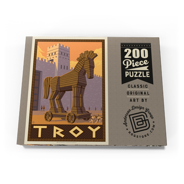 Darstellung des Puzzle Motivs Troy: Gift Of The Trojan Horse 200 Puzzle Schachtel Ansicht3