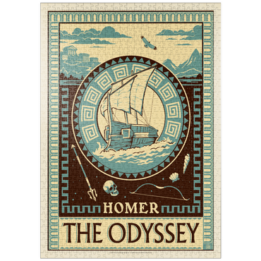 Darstellung des Puzzle Motivs puzzleplate The Odyssey: Homer 1000 Puzzle