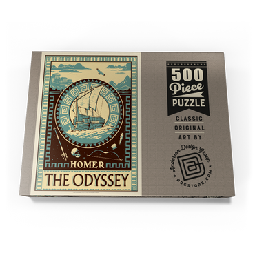 Darstellung des Puzzle Motivs The Odyssey: Homer 500 Puzzle Schachtel Ansicht3