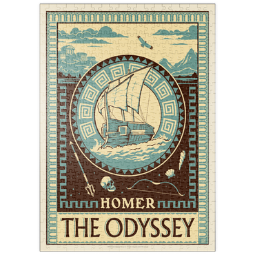 Darstellung des Puzzle Motivs puzzleplate The Odyssey: Homer 500 Puzzle