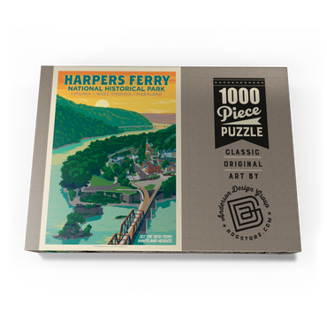 Darstellung des Puzzle Motivs Harpers Ferry National Historical Park: Maryland Heights 1000 Puzzle Schachtel Ansicht3