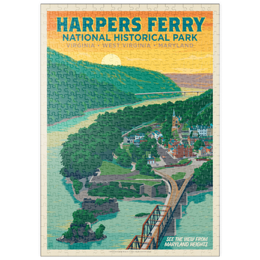 Darstellung des Puzzle Motivs puzzleplate Harpers Ferry National Historical Park: Maryland Heights 500 Puzzle