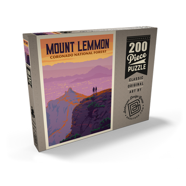 Darstellung des Puzzle Motivs Mount Lemmon: Coronado National Forest, AZ 200 Puzzle Schachtel Ansicht2