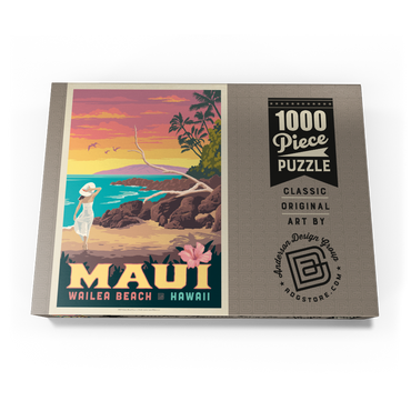 Darstellung des Puzzle Motivs Hawai'i: Maui (Wailea Beach) 1000 Puzzle Schachtel Ansicht3