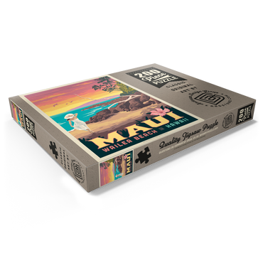 Darstellung des Puzzle Motivs Hawai'i: Maui (Wailea Beach) 200 Puzzle Schachtel Ansicht1