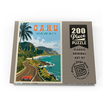Darstellung des Puzzle Motivs Hawaii: Oahu (North Shore Drive) 200 Puzzle Schachtel Ansicht3